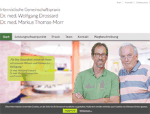 Tablet Screenshot of innere-med-kelkheim.de